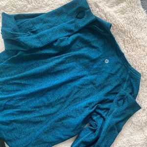 Blue Swiftly Tech Lululemon Long Sleeve